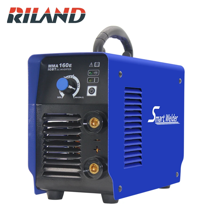 RILAND умный сварочный аппарат MMA160E 220 В мини-портативный бытовой для дуговой сварки