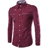 Brand Men Shirt 2022 Fashion Design Mens Slim Fit Cotton Dress Shirt Stylish Long Sleeve Shirts Chemise Homme Camisa Masculina ► Photo 3/6