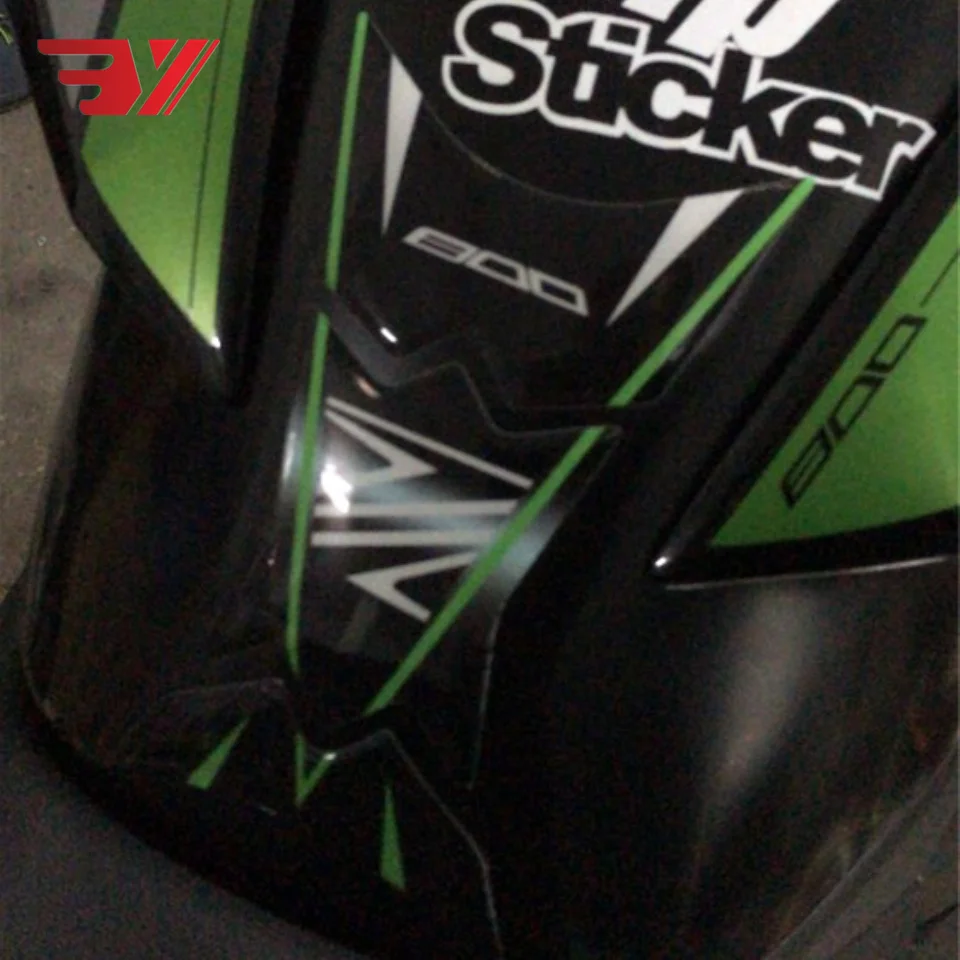 Новый стиль аксессуары для мотоциклов 3D накладка на бак Защитная Наклейка Kawasaki