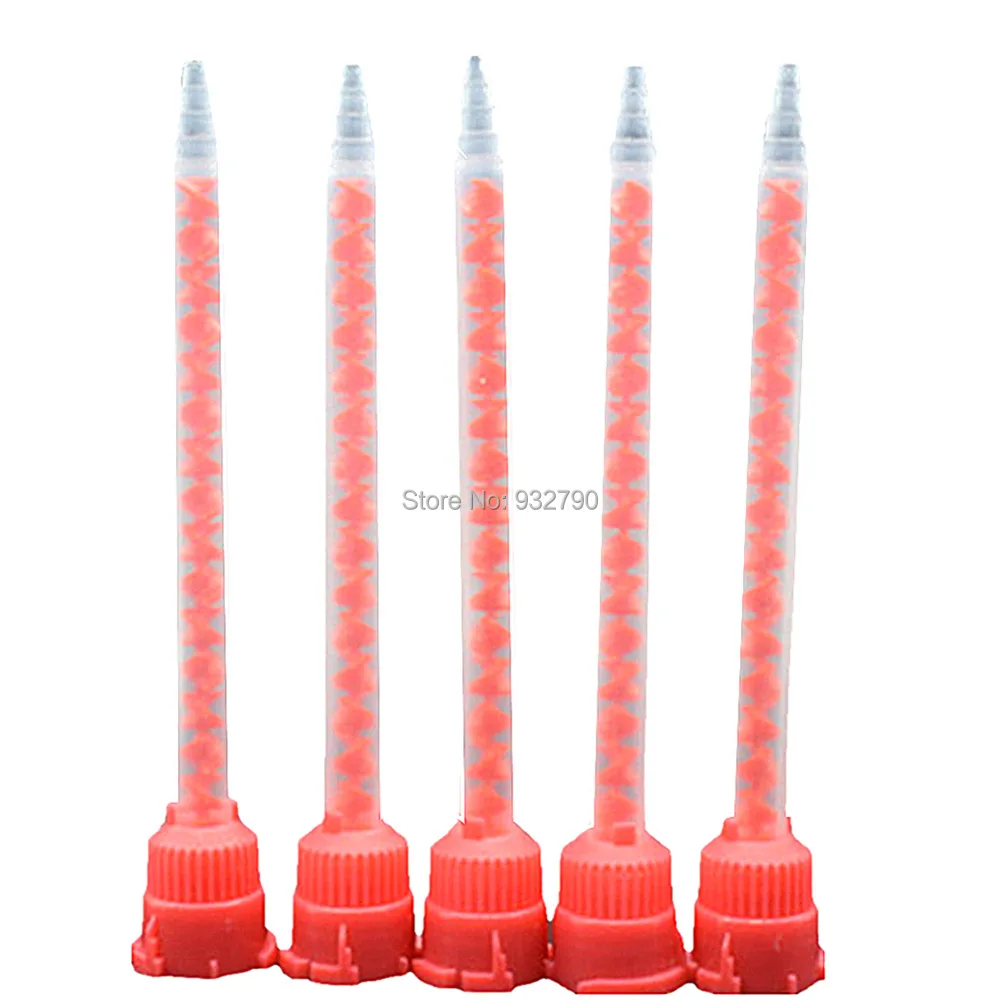 

5pcs 10:1 1:10 AB Glue Mixing Tube Mouth Nozzles Static Mixed Tube AB Adhesive Tubes Needle