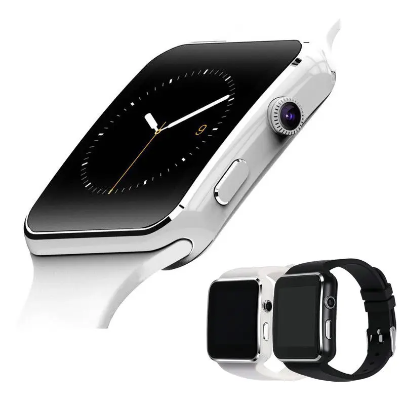 Bluetooth Смарт часы X6 спортивные Шагомер Smartwatch с камерой поддержка sim карты Whatsapp Facebook