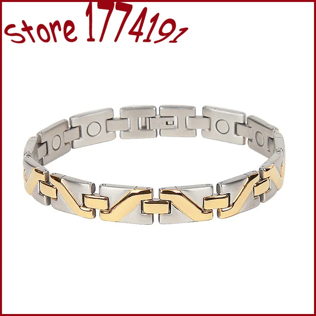 Elegant Stainless Steel Magnetic Bracelet Men Pain Relief Arthritis Elegant Stainless Steel Magnetic Bracelet Men Pain Relief Arthritis Sport Carpal Tennis Wrist