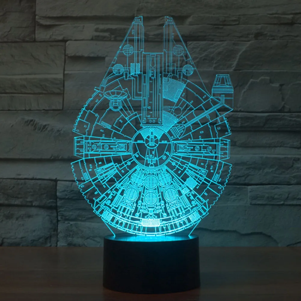 millennium falcon lamp