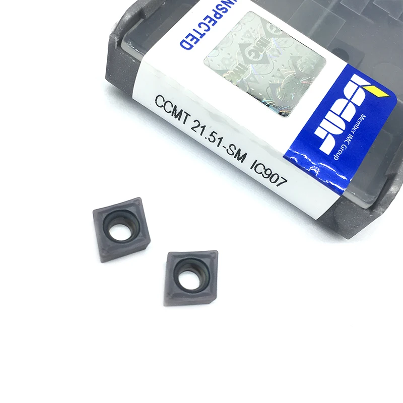 

20PCS CCMT060204 SM IC907 External Turning Tools Carbide insert Lathe cutter Tool Tokarnyy turning insert
