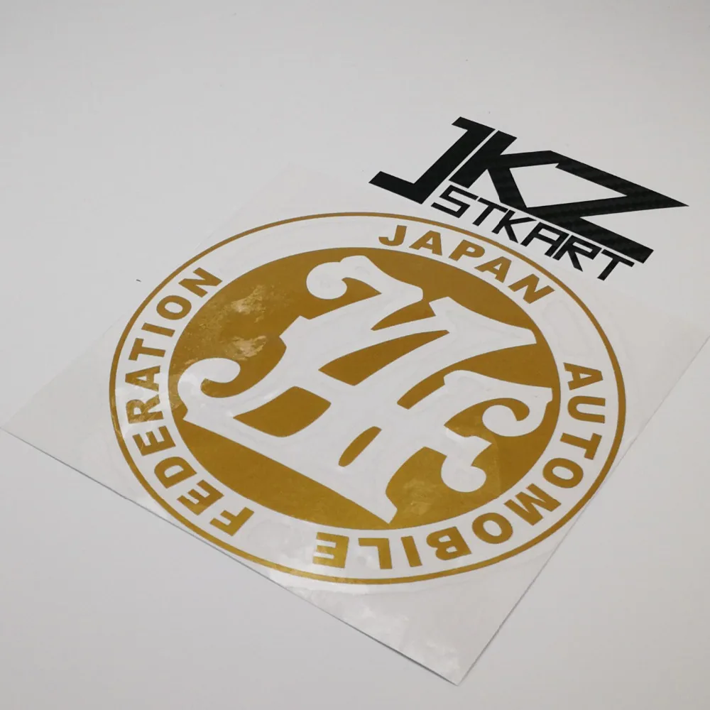 

JKZ STKART Vinyl Die Cut Stickers Decals Chinese Japan Auto F 13x 13 cm ATV Car Motor Bike Truck Helmet Decorated Stickers