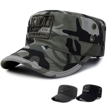 Тактическая солнцезащитная Кепка мужская камуфляжная кепка в военном стиле для охоты на открытом воздухе, кепка армейский темно-синий тренировочный шлем новая унисекс плоская кепка