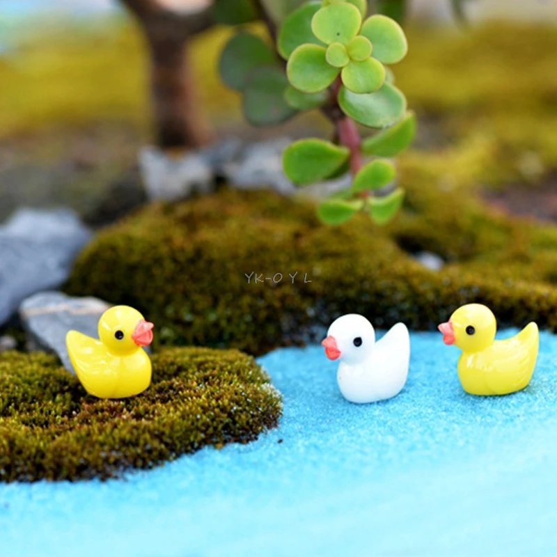 

Cute Duck Garden Craft Plant Pot Fairy Ornament Miniature Figurine Dollhouse Decor