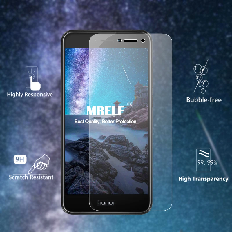MRELF закаленное стекло для Huawei Honor 8 Lite защита экрана на 9H 2.5D Защитное телефона