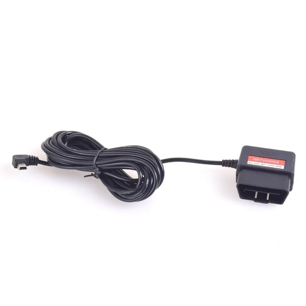 OBDII Charging Cable Mini USB Power Adapter 16Pin OBD2