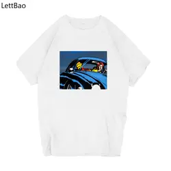 Летняя футболка с изображением водителя Железного человека, футболка с короткими рукавами, Забавные футболки для мужчин/wo, мужские топы