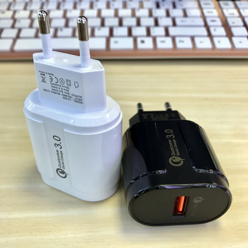 Сетевое зарядное устройство Quick Charge 3 0 USB для iPhone Xs/XS Max/XR/X/8/7/6/Plus iPad Pro/Air 2/Mini 3/Mini 4