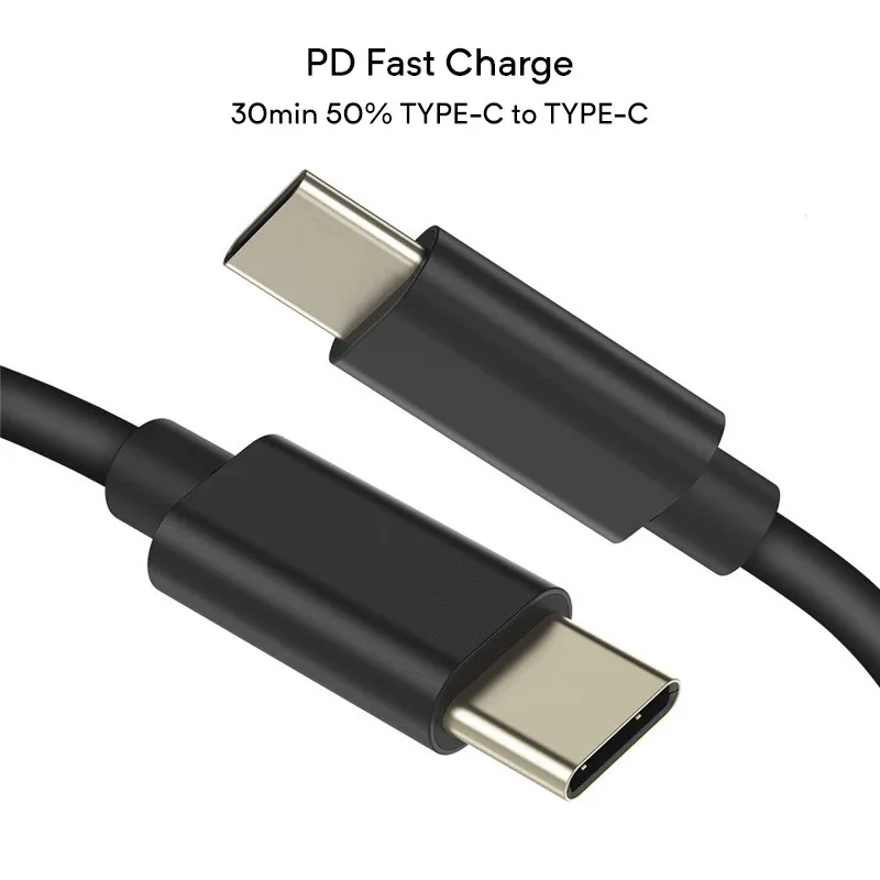 

E T A reversible USB charger USB Type C Cable To USB C Cable for Samsung S9 Plus USB C PD Fast Charging Cord USB-C Type-C Cable