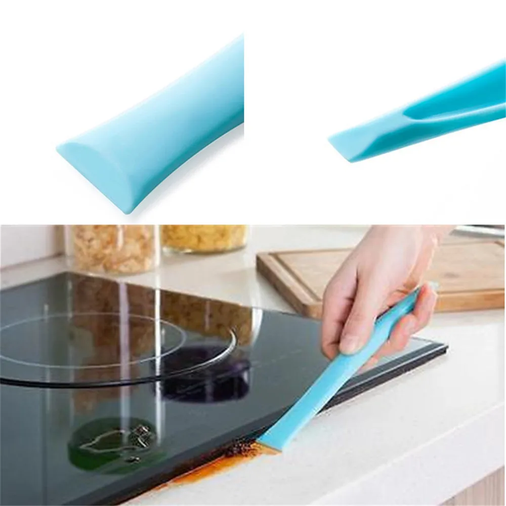 

Multi-purpose Kitchen Bathroom Cleaning Brushes Double-Headed Scraper Stove Clean Decontamination For Washing gap Magnetic Brush