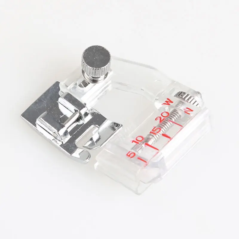Ajustable Binding Snap on Bias Binder Presser Foot For Domestic Sewing