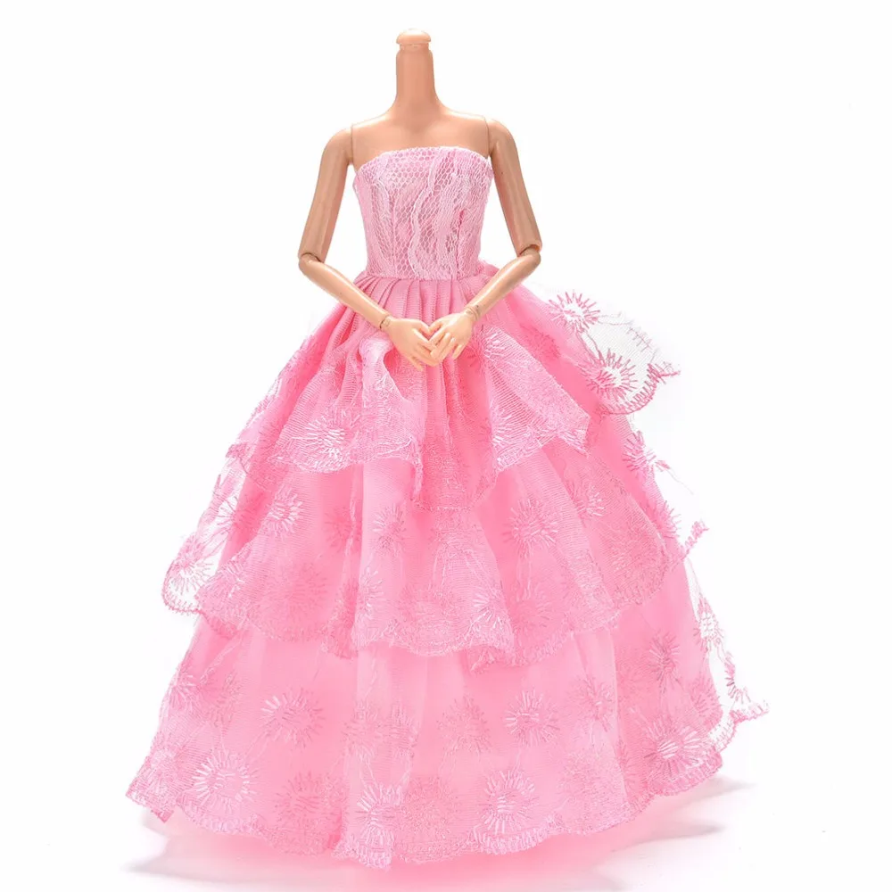 Buy New Arrival Cute Pink Sleeveless Dress For dolls 3