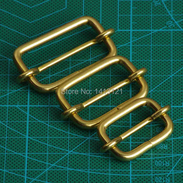 free shipping L style 40mm metal buckle bag hardware parts brass belt