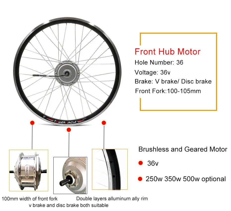 BAFANG 36V 250W 350W 500W спереди 8Fun мотор для центрального движения колеса с бесщеточным двигателем Шестерни мотор для центрального движения для велосипед электровелосипед велосипед двигатель CE