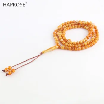 

Amber color tasbih bracelets Islamic muslim tasbih Allah Vase Shape Accessories necklace 99 beads bracelet accessories gift