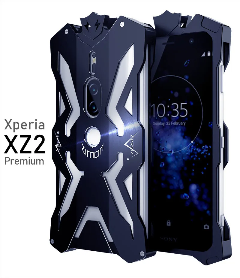 2018 Zimon Armor II авиационный металлический чехол для телефона SONY XZ2 премиум-класса