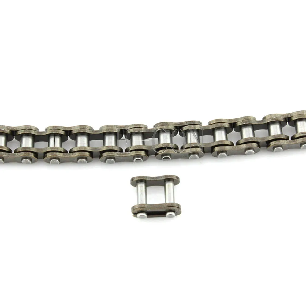 1Pcs 0.5 meter 04C Chain 6.35mm Pitch with Chain Connector for metal 1/2&rdquo; 04C sprocket for stainless steel chain,steel chain