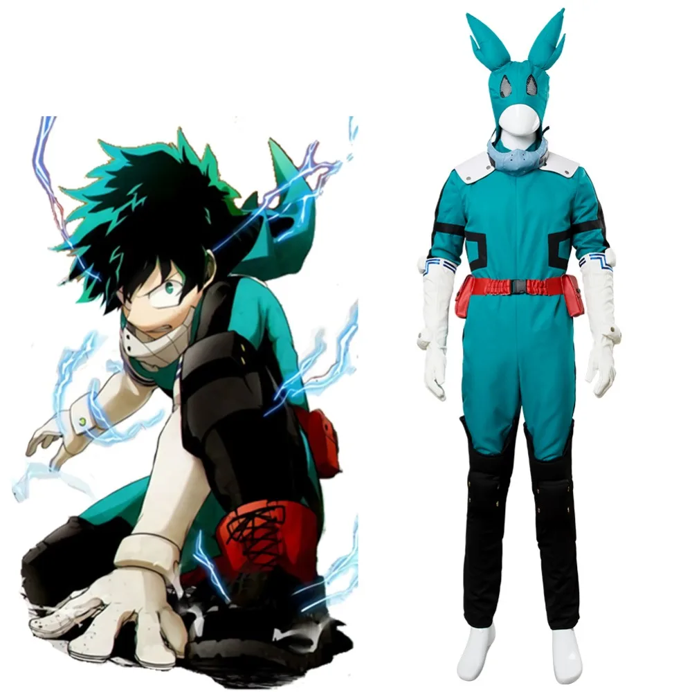 Boku no Hero Academia My Hero Academia Season 2 Cosplay Izuku Midoriya Costume Battle Suit