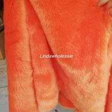 Orang цветная имитация кроличьего меха, войлочная ткань, ткань для лоскутного шитья, материал для шитья, ткань из искусственного меха