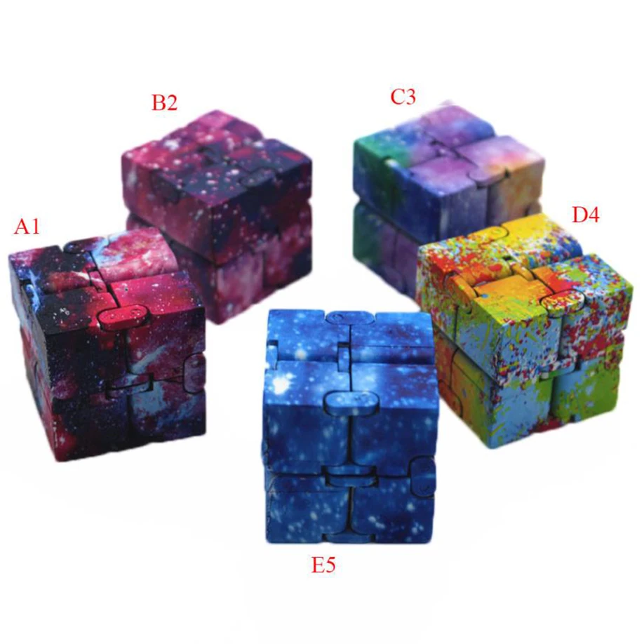 

MUQGEW New Arrival Hot Sale Luxury EDC Infinity Cube Mini For Stress Relief Fidget Anti Anxiety Stress Funny Toys for adults
