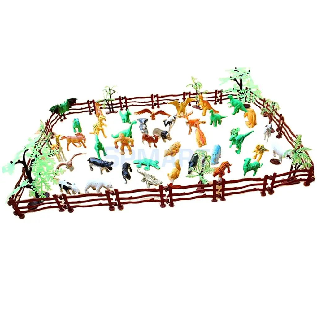 MagiDeal Plastic Realistic Wildlife Jungle Forest Animals Action Figure Toys for Home Desk Decor Children Kids Birthday Gift