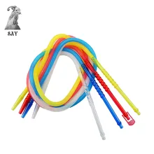 SY 1 шт. Пышное красочные Трубка для кальяна длинный рот трубы шланг кальяна аксессуары Пластик трубы