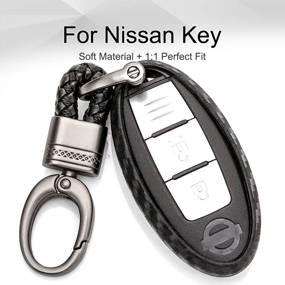 KUKAKEY Car Key Case Cover For Nissan Qashqai Juke Note Almera Teana