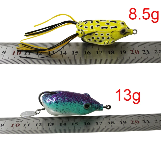 4pcs 8pcs 8.5-13g Topwater Floating Weedless Lure Frog Baits Double and  single Sharp Hooks for Bass Snakehead Salmon fishing - AliExpress