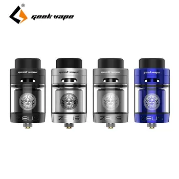

Original GeekVape Zeus Dual RTA 4ml Capacity Atomizer & Simplified Refill System & Postless Build Deck E-cig Vape Zeus Dual Tank