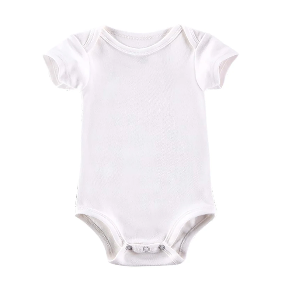 white newborn bodysuit