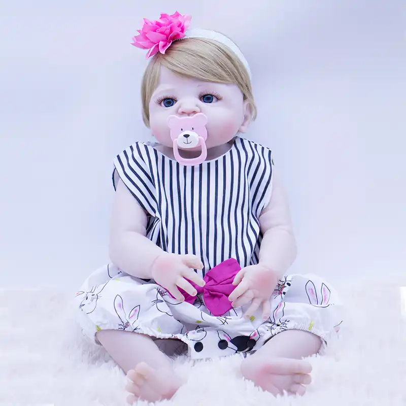 silicone baby dolls with hair