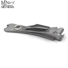 MNFT 1Pcs Fly Fishing Line Scissors Cutter Multifunctional Fishing-Line Tie Fast Knot Tying Tool Hooks Eye Cleaner Tools Nipper samsfx fly fishing quick knot tool knot tying tools tie fast lines clipper nipper scissors hook sharpener with zinger retractor