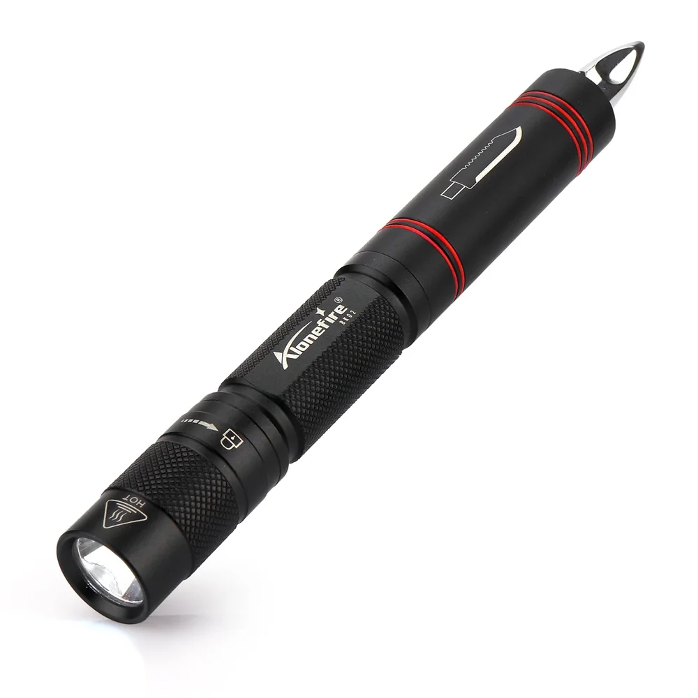 Светодиодный Многофункциональный фонарик AloneFire BK02 XPE Q5 фонарь тический с ножом