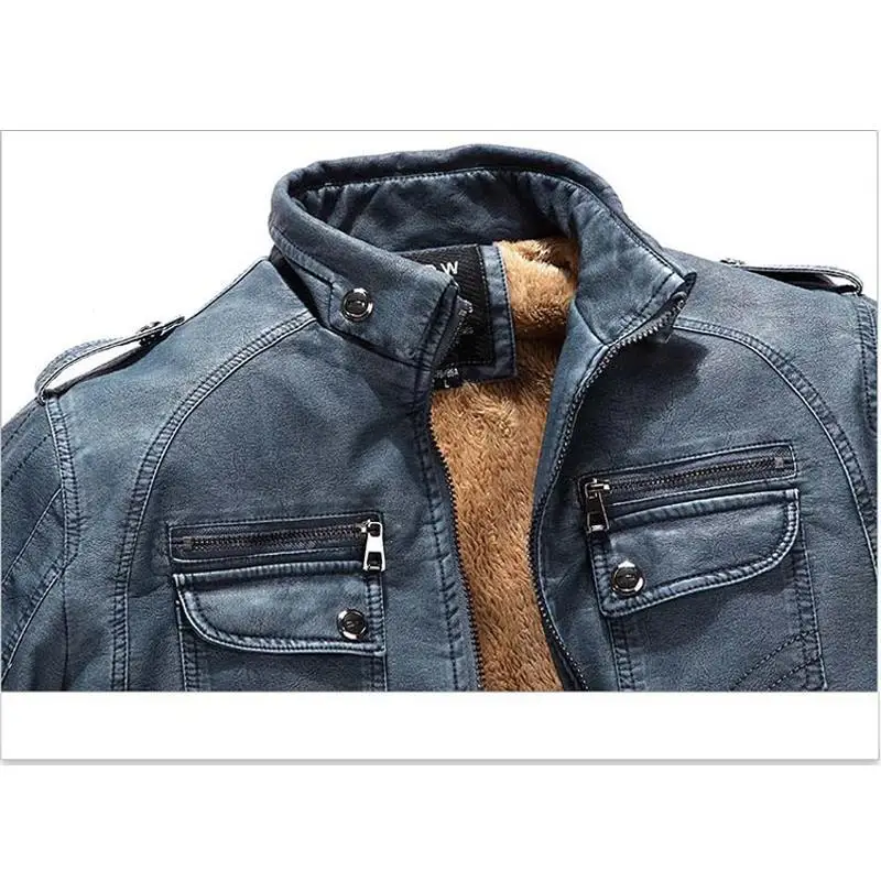 Мужские Кожаные Куртки из искусственной кожи Jaqueta Masculinas Inverno Couro куртка Jaquetas De