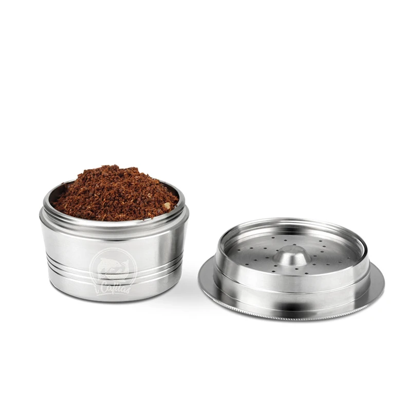 Многоразовые капсулы для кофе из нержавеющей стали K-Fee, эко-фильтр для кофемашины Caffitaly& Tchibo cafessimo Pure