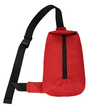 

8PCS / LOT Men Riding Chest Bag Net Hole Chest Pack Fashion Young Men Crossbody Bag for Outdoor Travel