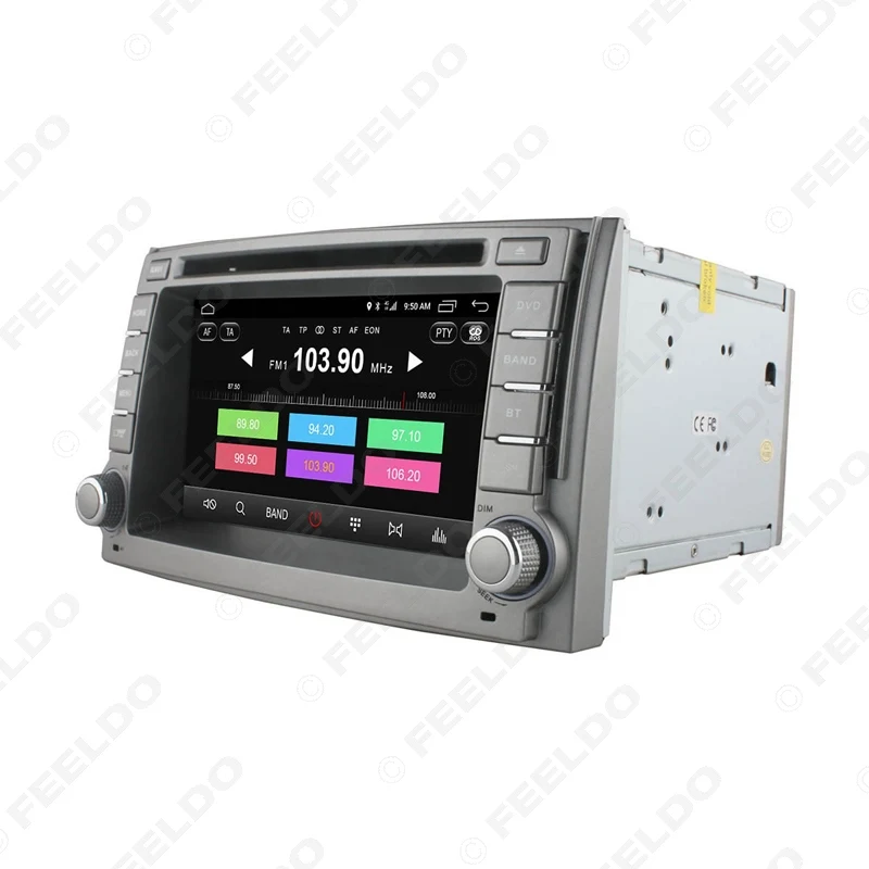 Discount FEELDO 6.2" Android 6.0 (64bit) DDR3 2G/16G/4G LTE Quad Core Car DVD GPS Radio Head Unit For Hyundai H1/H-1/H3Grand Starex/i800 1