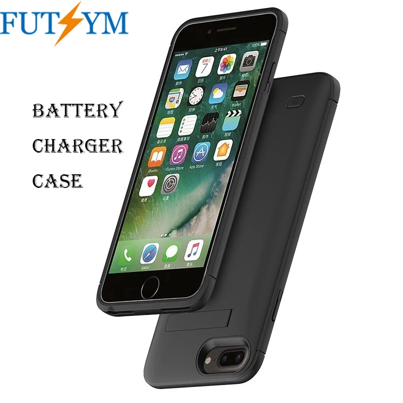 6200 мАч зарядное устройство чехол для iPhone 7 8 Plus power Bank резервного копирования