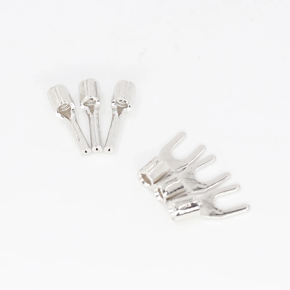

VIBORG V209R Pure Copper Rhodium plated High-end Power Connector for Y Lug terminal 3spade+3banana