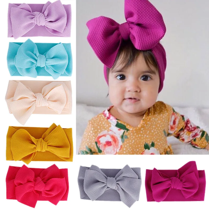 

Super Cute Cartoon Headband Hair Accessories Bow Flower Clip Elastic Hair Band Multiple Colour Casual Infant Children's Headband