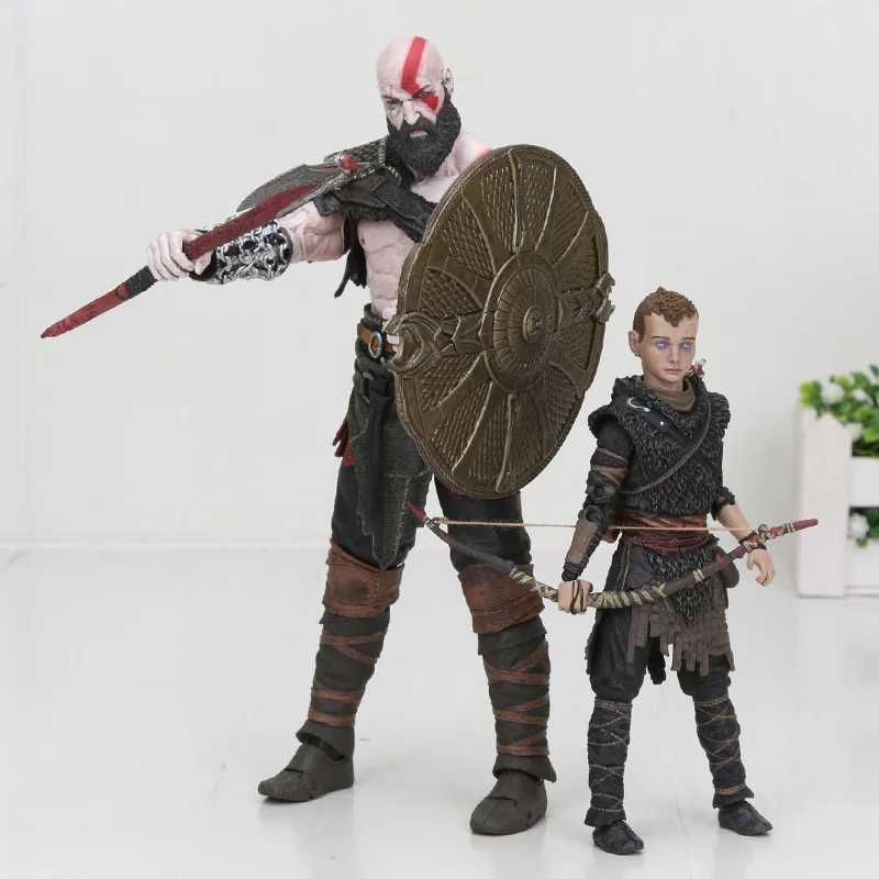 NECA God of War Kratos & Atreus Ultimate ПВХ экшн фигурка Коллекционная модель игрушка|Игровые
