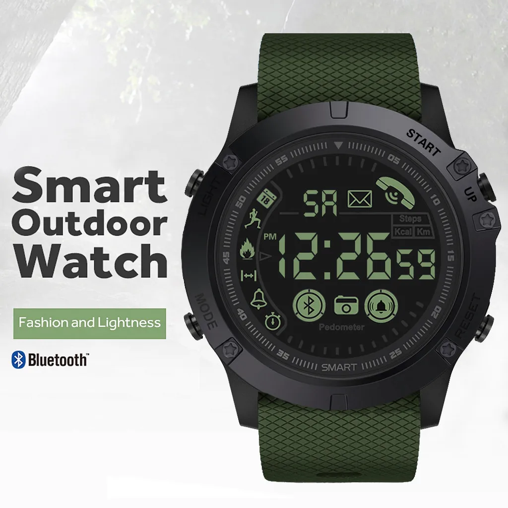 

Outdoor Bluetooth IP67 Waterproof Smart watch Long Standby Time 24h All-Weather Monitoring Smart Watch For Android/IOS