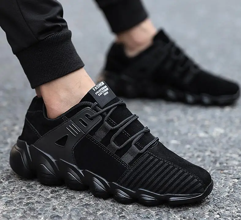 

Hot selling fashion sport Shoes For Men comfortable shoes autumn/winter warm black yellow basketball Male Shoes Plus Size 39-46