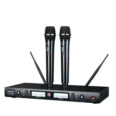 Беспроводной микрофон Takstar TS-8808 двухканальный ЖК-дисплей для аудитории караоке