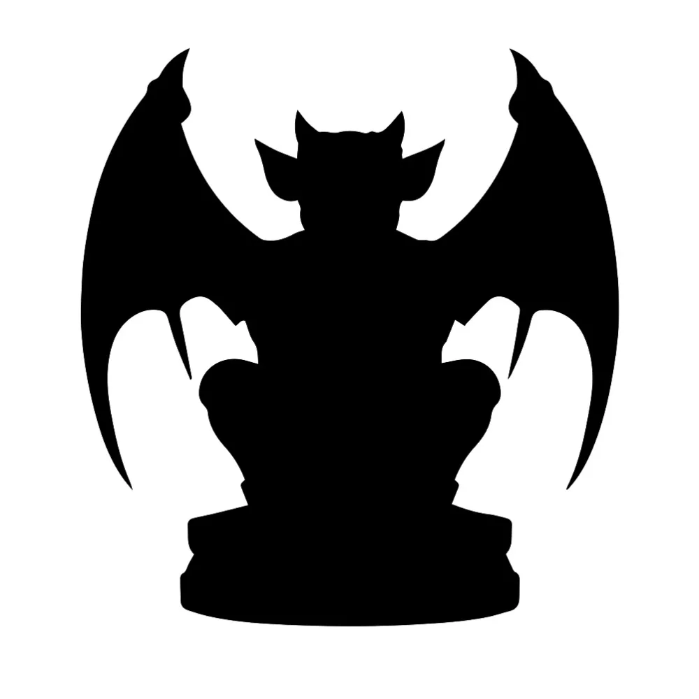 

Gargoyle Silhouette Vinyl Stickers Car Decal Art Bumper Car Rear Windshield Decor Thriller Decals Removable L550