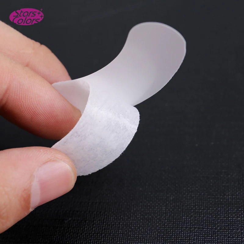 Hot sell 200 pairs box Eye pads for eyelash extension Lint free eye gel patches gold 4