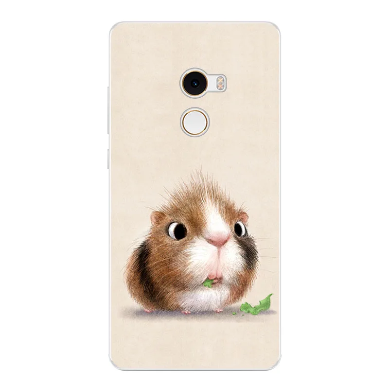 Geruide Xiaomi Mi Mix 2 case silicon for Xiaomi Mix 2 Cover soft TPU painted flower animal cartoon case for Xiaomi Mi Mix 2 Mix2